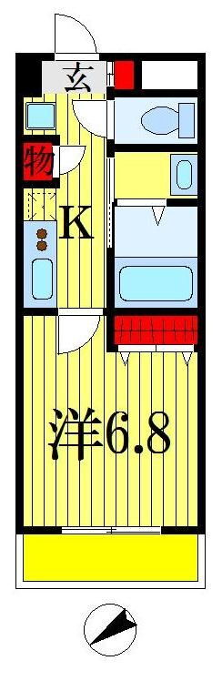 千葉県千葉市中央区新宿１ 千葉駅 1K マンション 賃貸物件詳細