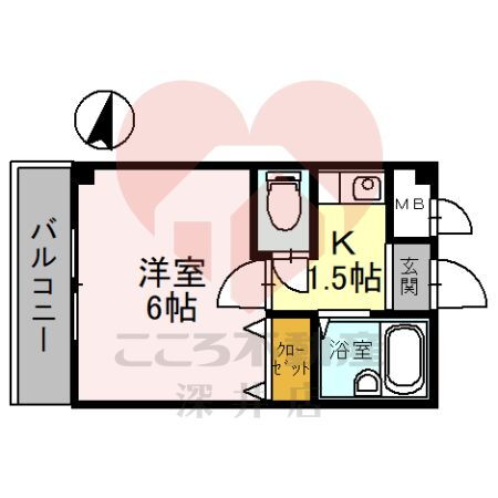 大阪府堺市北区百舌鳥赤畑町４ 百舌鳥駅 1K マンション 賃貸物件詳細