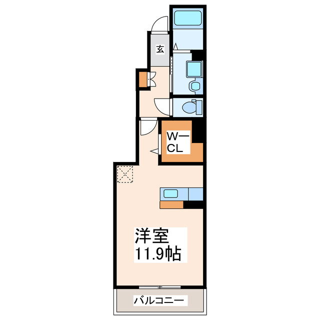 熊本県熊本市中央区八王寺町 南熊本駅 ワンルーム アパート 賃貸物件詳細