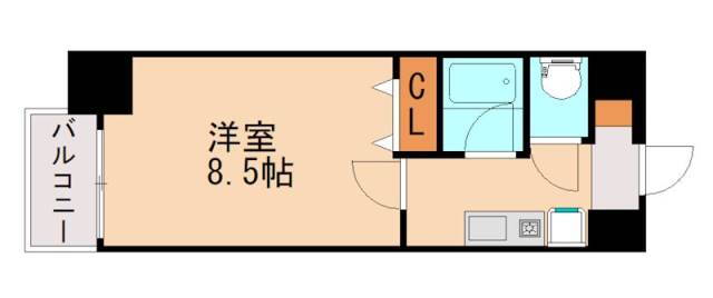 福岡県福岡市博多区美野島２ 博多駅 1K マンション 賃貸物件詳細