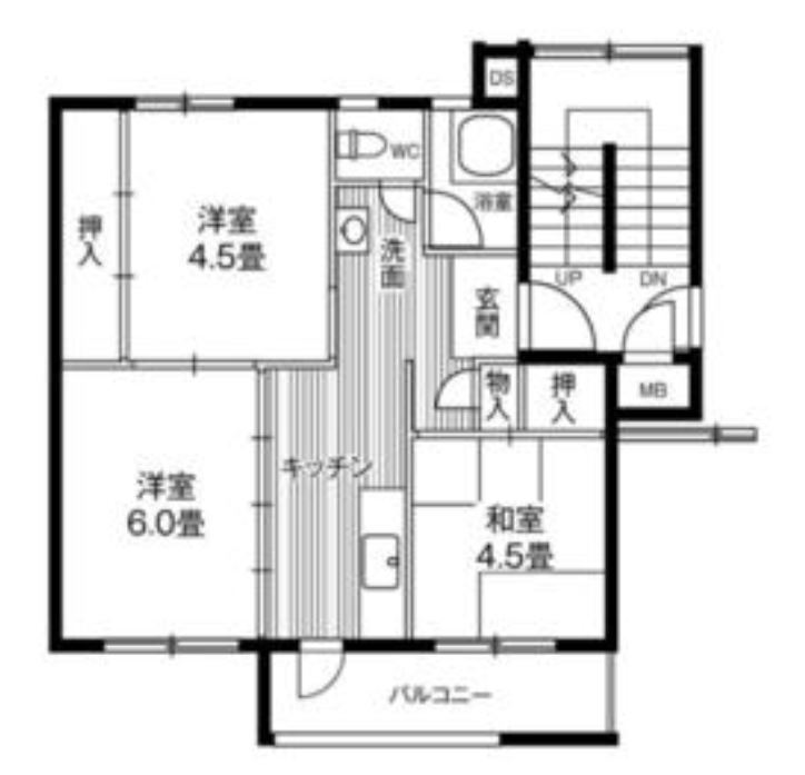 宮城県仙台市宮城野区鶴ケ谷２ 東仙台駅 3K マンション 賃貸物件詳細