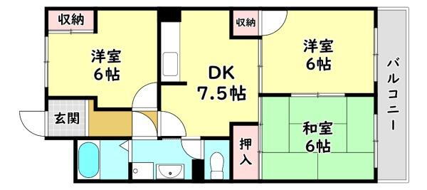 大阪府寝屋川市若葉町 寝屋川市駅 3LDK マンション 賃貸物件詳細