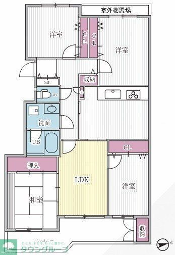 神奈川県横浜市神奈川区中丸 反町駅 4LDK マンション 賃貸物件詳細