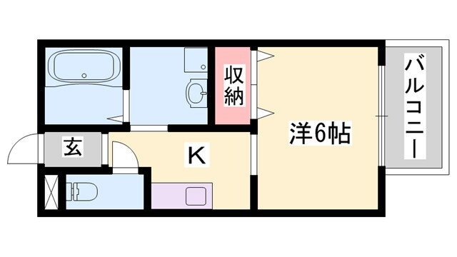 兵庫県三木市大塚２ 恵比須駅 1K アパート 賃貸物件詳細