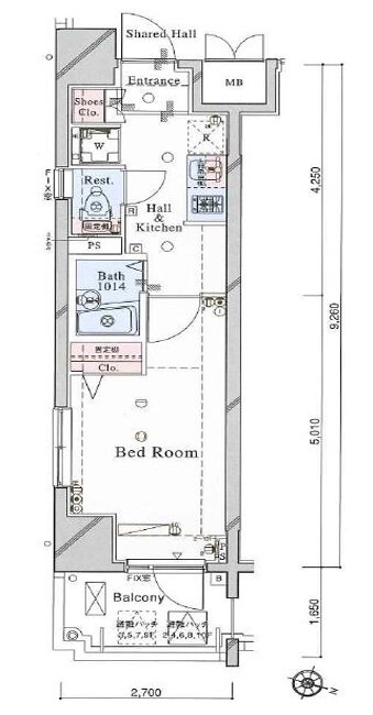 東京都台東区日本堤１ 南千住駅 1K マンション 賃貸物件詳細