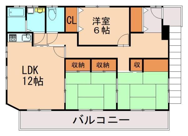 福岡県福岡市東区箱崎ふ頭３ 貝塚駅 3LDK アパート 賃貸物件詳細
