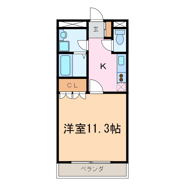 愛知県愛知郡東郷町大字和合字牛廻間 赤池駅 1K アパート 賃貸物件詳細