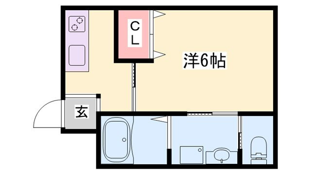 ＳＵＮ　ＭＡＲＥ　三木本町 2階 1K 賃貸物件詳細