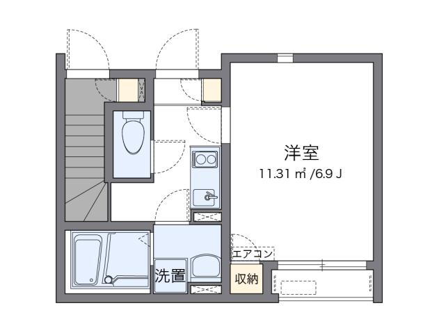 東京都小平市学園東町１ 一橋学園駅 1K アパート 賃貸物件詳細
