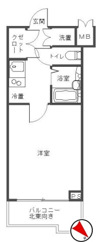 東京都目黒区三田２ 目黒駅 1K マンション 賃貸物件詳細