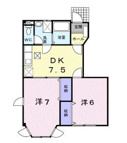 広島県福山市坪生町３ 大門駅 2DK アパート 賃貸物件詳細