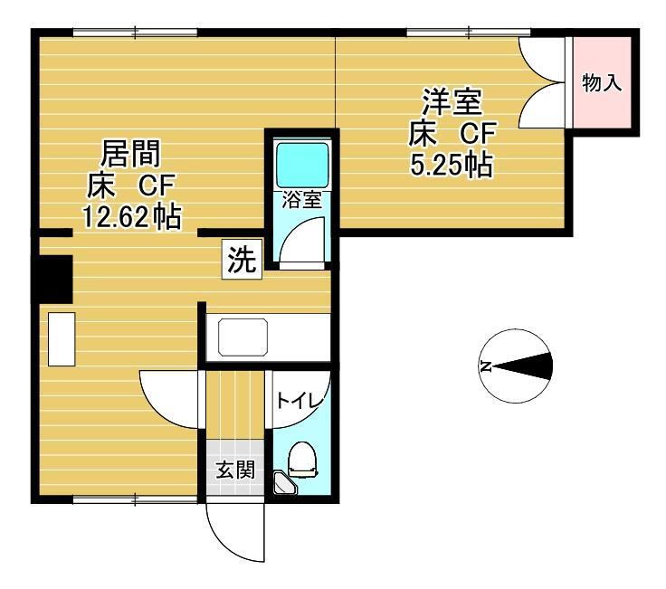 北海道北見市西富町４ 西北見駅 1DK アパート 賃貸物件詳細