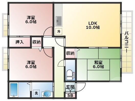 大阪府豊中市利倉３ 園田駅 3LDK アパート 賃貸物件詳細