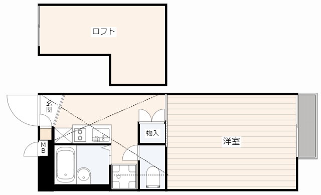 広島県広島市東区馬木４ 中深川駅 1K アパート 賃貸物件詳細