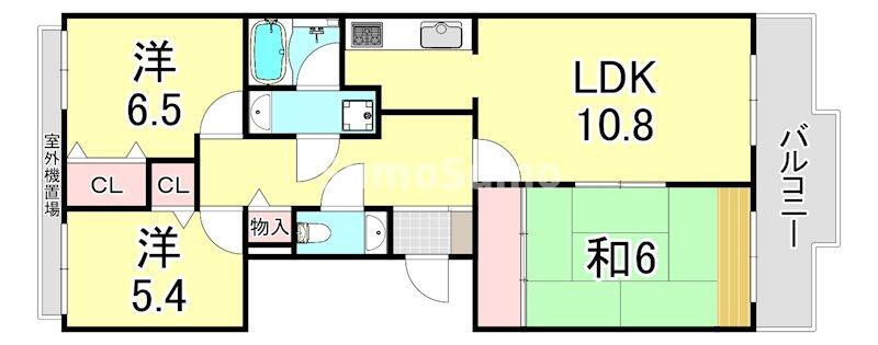 兵庫県神戸市東灘区西岡本６ 住吉駅 3LDK マンション 賃貸物件詳細