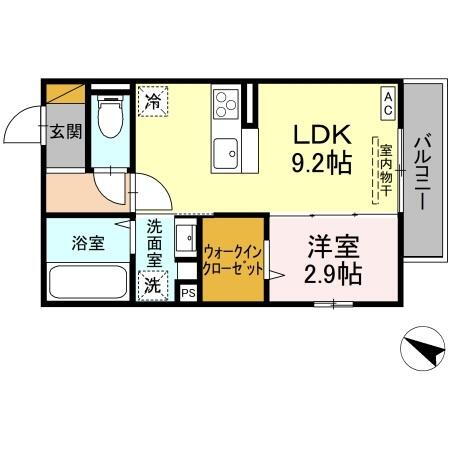 茨城県つくば市二の宮３ つくば駅 1LDK アパート 賃貸物件詳細