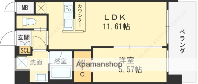 兵庫県西宮市常磐町 西宮駅 1LDK マンション 賃貸物件詳細