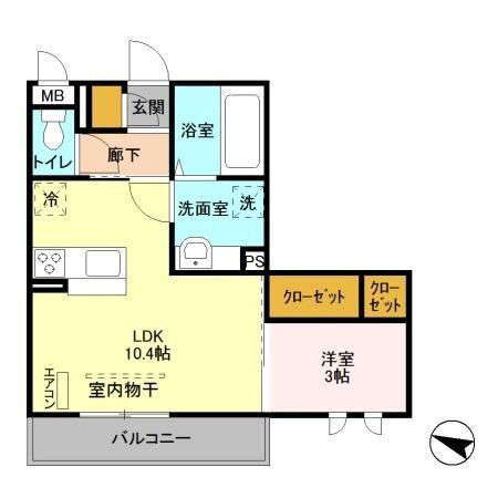 千葉県千葉市中央区南町３ 蘇我駅 1LDK マンション 賃貸物件詳細