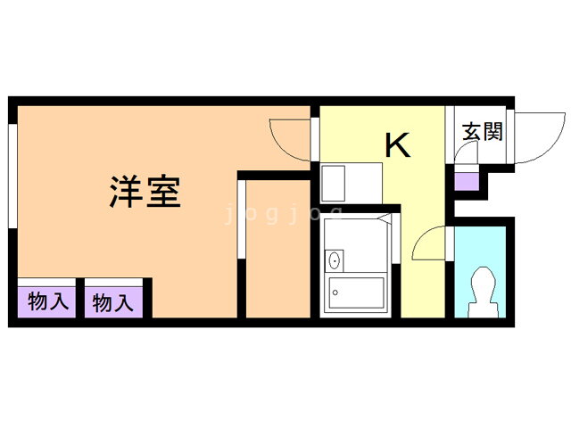 北海道札幌市清田区里塚緑ケ丘９ 1K アパート 賃貸物件詳細