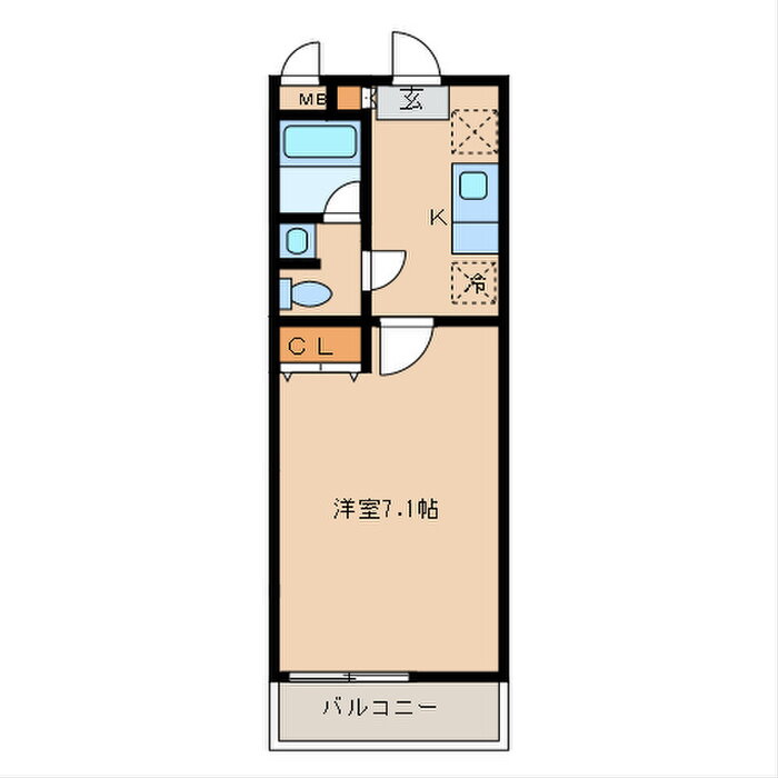福岡県福岡市城南区梅林１ 梅林駅 1K アパート 賃貸物件詳細