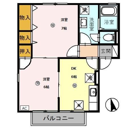 福井県敦賀市津内町３ 敦賀駅 2DK アパート 賃貸物件詳細