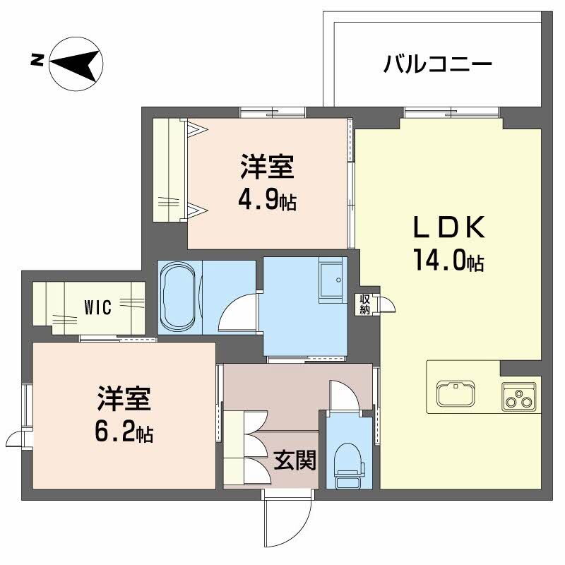 富山県富山市掛尾町 朝菜町駅 2LDK マンション 賃貸物件詳細