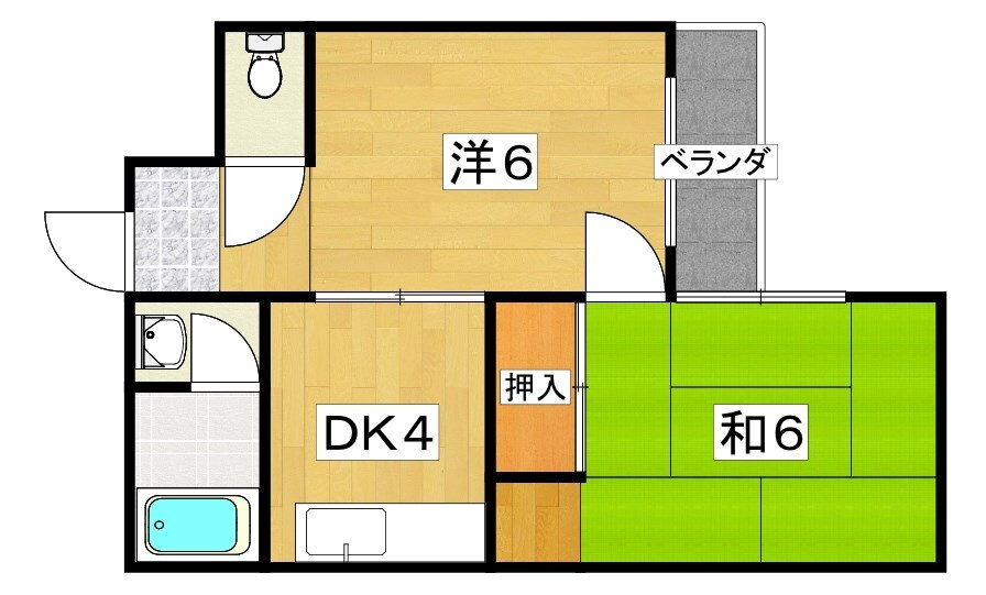 大阪府枚方市茄子作１ 枚方市駅 2DK マンション 賃貸物件詳細