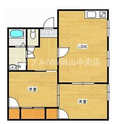 岡山県岡山市北区津高 岡山駅 2LDK アパート 賃貸物件詳細