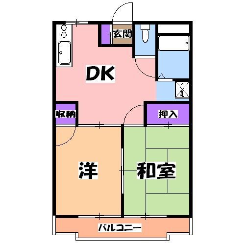 栃木県宇都宮市若草３ 宇都宮駅 2DK マンション 賃貸物件詳細