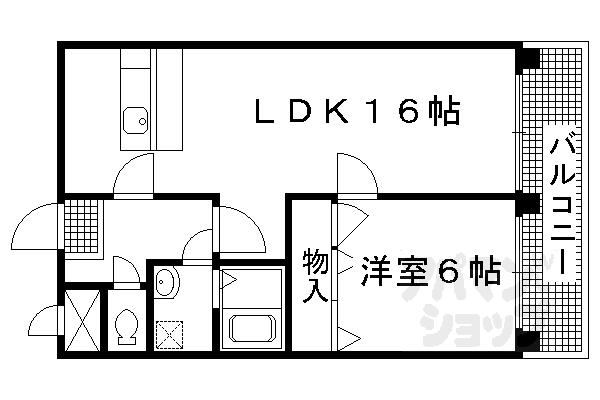 京都府京都市北区鷹峯藤林町 北大路駅 1LDK マンション 賃貸物件詳細