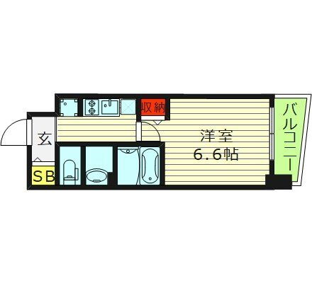 大阪府大阪市東成区東中本２ 緑橋駅 1K マンション 賃貸物件詳細