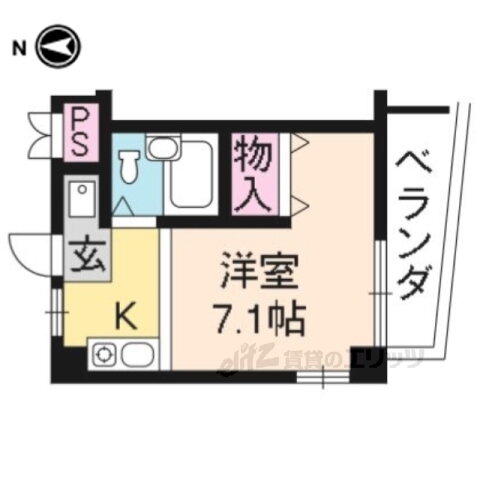 京都府京都市北区紫野門前町 北大路駅 ワンルーム マンション 賃貸物件詳細