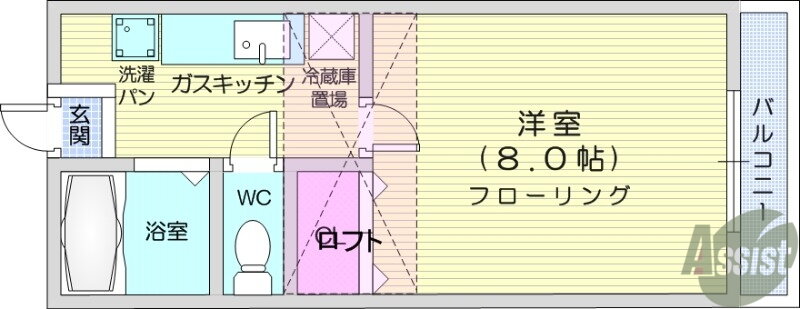 宮城県仙台市若林区南小泉３ 薬師堂駅 1K アパート 賃貸物件詳細