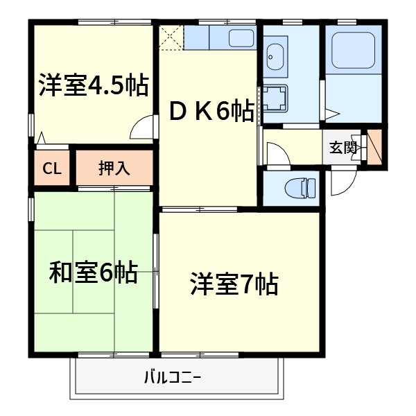 大阪府高槻市辻子１ 高槻市駅 3DK アパート 賃貸物件詳細