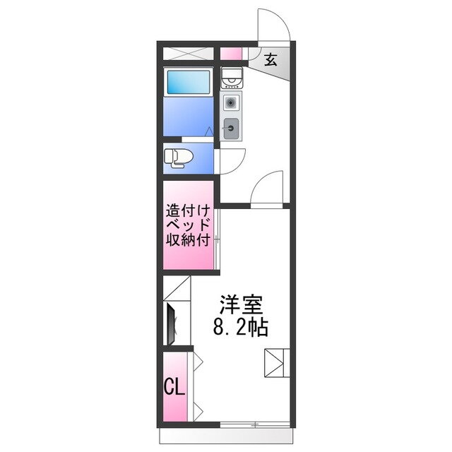 和歌山県和歌山市楠見中 紀ノ川駅 1K アパート 賃貸物件詳細
