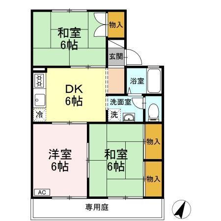 岡山県倉敷市玉島黒崎新町 金光駅 3DK アパート 賃貸物件詳細