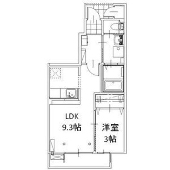 福島県郡山市安積町日出山字一本松 郡山駅 1SK アパート 賃貸物件詳細