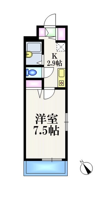 東京都練馬区早宮１ 氷川台駅 1K マンション 賃貸物件詳細