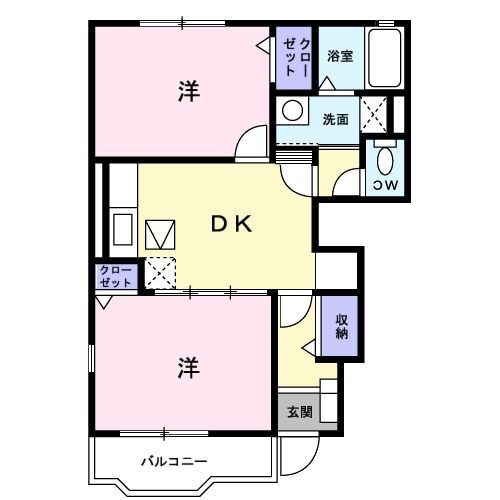 埼玉県北葛飾郡杉戸町大字本郷 北春日部駅 2DK アパート 賃貸物件詳細