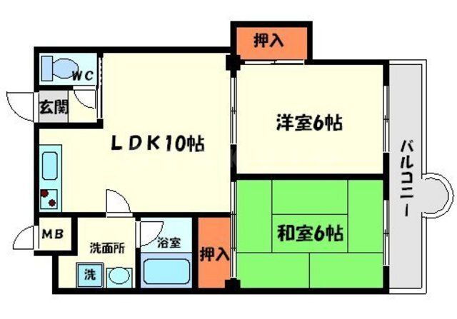 大阪府守口市大日町３ 大日駅 2LDK マンション 賃貸物件詳細