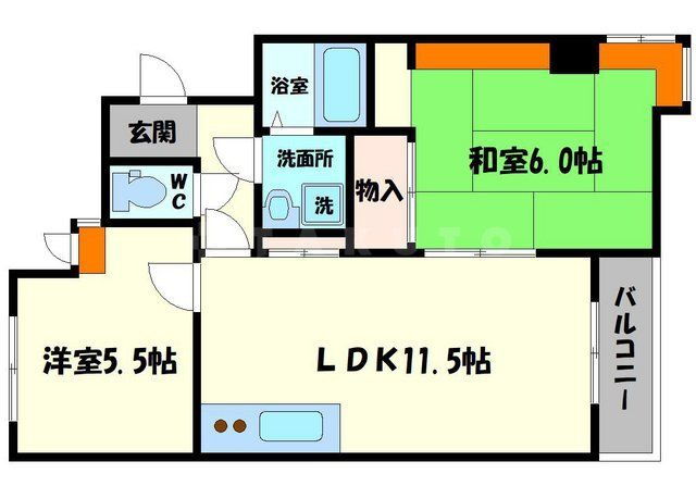 大阪府門真市朝日町 萱島駅 2LDK マンション 賃貸物件詳細