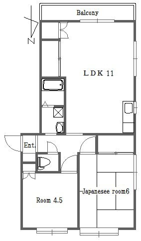 東京都板橋区四葉１ 下赤塚駅 2LDK アパート 賃貸物件詳細