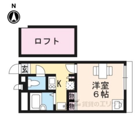 京都府京都市西京区樫原秤谷町 桂駅 1K マンション 賃貸物件詳細