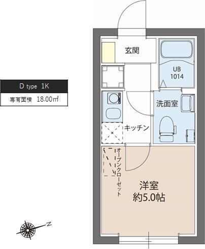 東京都足立区綾瀬２ 綾瀬駅 1K マンション 賃貸物件詳細