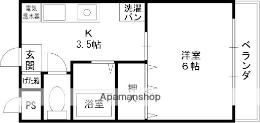 大阪府柏原市玉手町 河内国分駅 1K マンション 賃貸物件詳細