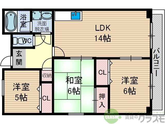 大阪府茨木市沢良宜西１ 南茨木駅 3LDK マンション 賃貸物件詳細