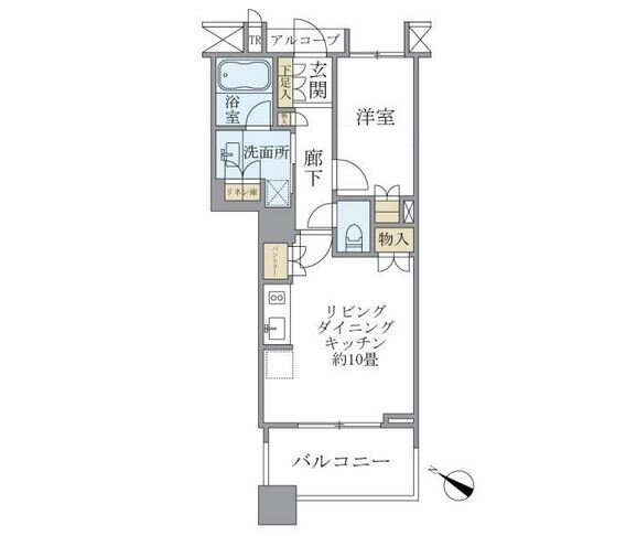 東京都江東区有明１ 有明テニスの森駅 1LDK マンション 賃貸物件詳細