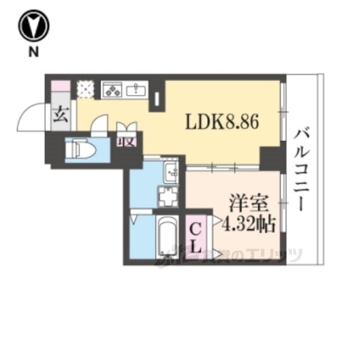 京都府京都市下京区下三之宮町 七条駅 1LDK マンション 賃貸物件詳細