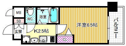 大阪府大阪市北区中崎１ 中崎町駅 1K マンション 賃貸物件詳細