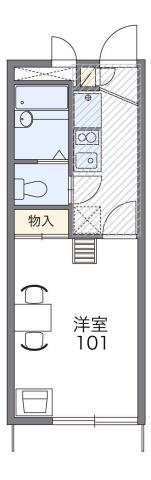 レオパレスボヌール 2階 1K 賃貸物件詳細